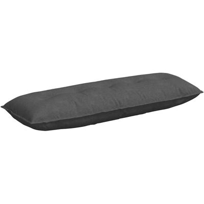 vidaXL Poduszka na plecy Ciemnoszary 140 x 50 cm Tkanina sztruksowa vidaXL Poduszka na plecy Ciemnoszary 140 x 50 cm Tkanina sztruksowa