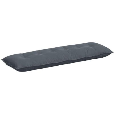 vidaXL Poduszka na plecy Ciemnoszary 160 x 50 cm Tkanina sztruksowa vidaXL Poduszka na plecy Ciemnoszary 160 x 50 cm Tkanina sztruksowa