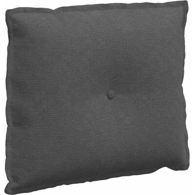 vidaXL Poduszka na plecy Ciemnoszary 60 x 50 cm Tkanina sztruksowa vidaXL Poduszka na plecy Ciemnoszary 60 x 50 cm Tkanina sztruksowa