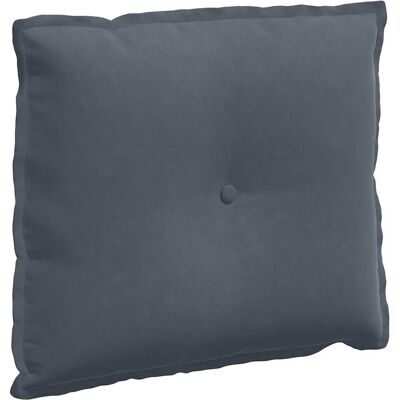 vidaXL Poduszka na plecy Ciemnoszary 60 x 50 cm Tkanina sztruksowa vidaXL Poduszka na plecy Ciemnoszary 60 x 50 cm Tkanina sztruksowa