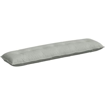 vidaXL Poduszka na plecy Jasnoszary 200 x 50 cm Tkanina sztruksowa vidaXL Poduszka na plecy Jasnoszary 200 x 50 cm Tkanina sztruksowa