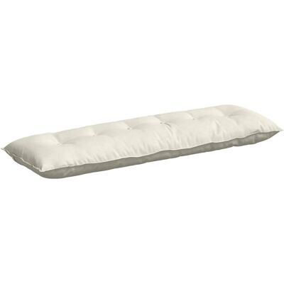 vidaXL Poduszka na plecy Kremowy 160 x 50 cm Tkanina sztruksowa vidaXL Poduszka na plecy Kremowy 160 x 50 cm Tkanina sztruksowa