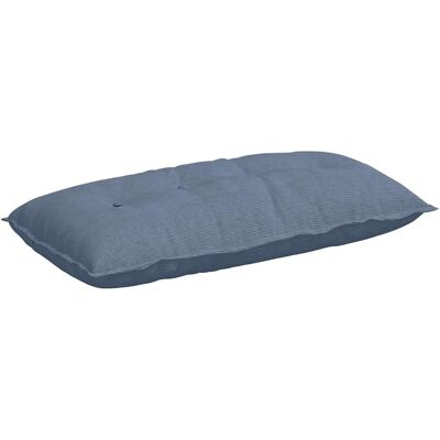 vidaXL Poduszka na plecy Niebieski 100 x 50 cm Tkanina sztruksowa vidaXL Poduszka na plecy Niebieski 100 x 50 cm Tkanina sztruksowa