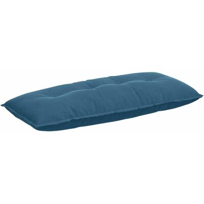 vidaXL Poduszka na plecy Niebieski 120 x 50 cm Tkanina sztruksowa vidaXL Poduszka na plecy Niebieski 120 x 50 cm Tkanina sztruksowa