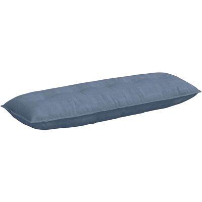 vidaXL Poduszka na plecy Niebieski 140 x 50 cm Tkanina sztruksowa vidaXL Poduszka na plecy Niebieski 140 x 50 cm Tkanina sztruksowa