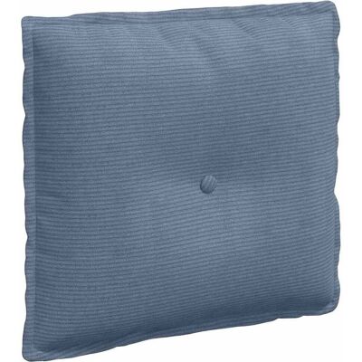 vidaXL Poduszka na plecy Niebieski 50 x 45 cm Tkanina sztruksowa vidaXL Poduszka na plecy Niebieski 50 x 45 cm Tkanina sztruksowa