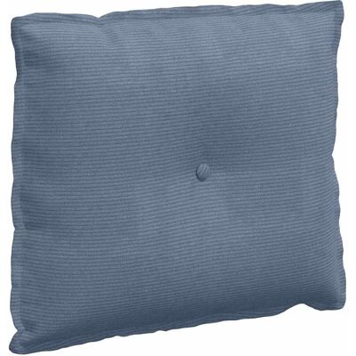 vidaXL Poduszka na plecy Niebieski 60 x 50 cm Tkanina sztruksowa vidaXL Poduszka na plecy Niebieski 60 x 50 cm Tkanina sztruksowa