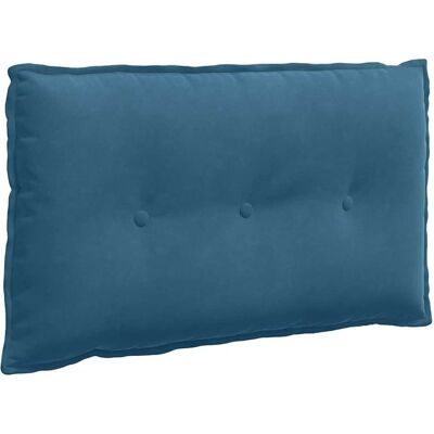 vidaXL Poduszka na plecy Niebieski 80 x 50 cm Tkanina sztruksowa vidaXL Poduszka na plecy Niebieski 80 x 50 cm Tkanina sztruksowa