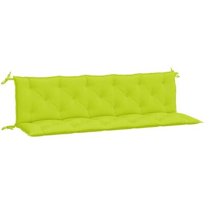 vidaXL Poduszki na ławkę ogrodową - Jasnozielony - 180x50x7 cm - Meble ogrodowe vidaXL Poduszki na ławkę ogrodową - Jasnozielony - 180x50x7 cm - Meble ogrodowe