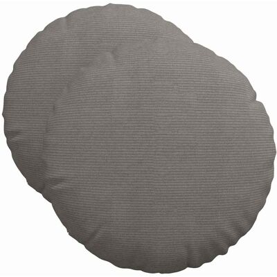 vidaXL Poduszki na siedziska 2 pcs Jasnoszary Ø 50 cm vidaXL Poduszki na siedziska 2 pcs Jasnoszary Ø 50 cm