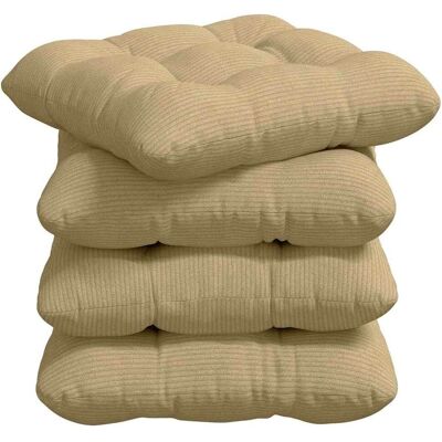 vidaXL Poduszki na siedziska 4 pcs Szary zielony 45 x 45 cm vidaXL Poduszki na siedziska 4 pcs Szary zielony 45 x 45 cm