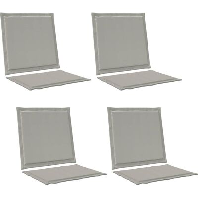 vidaXL Poduszki na Siedzisko i Oparcie 4 pcs jasnoszary 47 x 45 x 2 cm vidaXL Poduszki na Siedzisko i Oparcie 4 pcs jasnoszary 47 x 45 x 2 cm