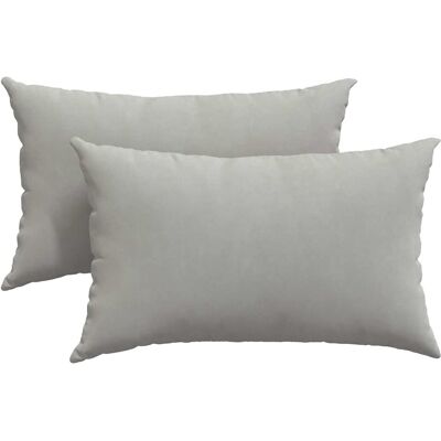 vidaXL Poduszki na sofę 2 pcs Jasnoszary 50 x 30 cm tkanina vidaXL Poduszki na sofę 2 pcs Jasnoszary 50 x 30 cm tkanina