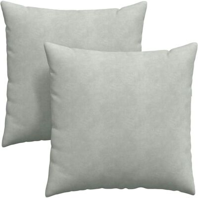 vidaXL Poduszki na sofę 2 pcs Jasnoszary 80 x 80 cm Tkanina sztruksowa vidaXL Poduszki na sofę 2 pcs Jasnoszary 80 x 80 cm Tkanina sztruksowa