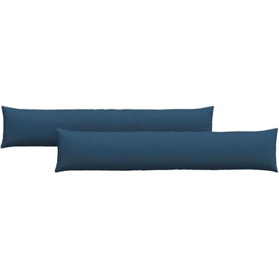 vidaXL Poduszki na sofę 2 pcs Niebieski 200 x 40 cm tkanina vidaXL Poduszki na sofę 2 pcs Niebieski 200 x 40 cm tkanina