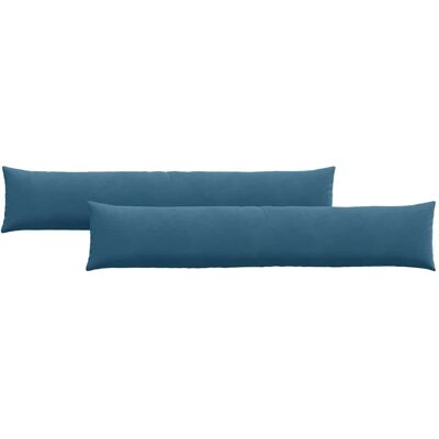 vidaXL Poduszki na sofę 2 pcs Niebieski 200 x 40 cm Tkanina sztruksowa vidaXL Poduszki na sofę 2 pcs Niebieski 200 x 40 cm Tkanina sztruksowa