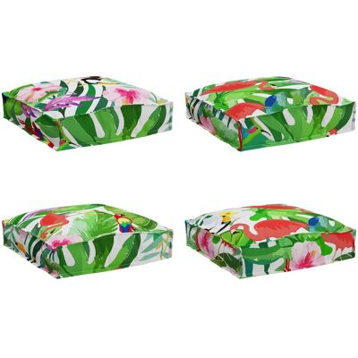 vidaXL Poduszki Paletowe na Siedzenie 4 szt. Tropikalna Dżungla 40x40x8 cm Tkanina Oxford vidaXL Poduszki Paletowe na Siedzenie 4 szt. Tropikalna Dżungla 40x40x8 cm Tkanina Oxford