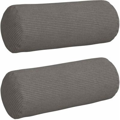 vidaXL Poduszki Wałkowe 2 pcs Jasnoszary Ø 15 x 40 cm vidaXL Poduszki Wałkowe 2 pcs Jasnoszary Ø 15 x 40 cm