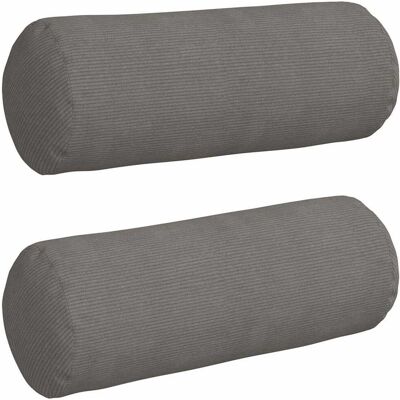 vidaXL Poduszki Wałkowe 2 pcs Jasnoszary Ø 25 x 70 cm vidaXL Poduszki Wałkowe 2 pcs Jasnoszary Ø 25 x 70 cm