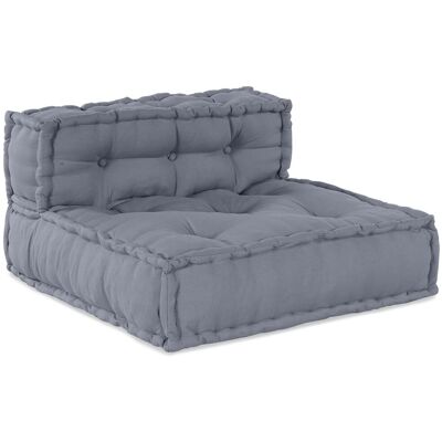 vidaXL Puf Zestaw 4 Szary Bawełna 70 x 70 x 54 cm Dekoracyjne wstawki vidaXL Puf Zestaw 4 Szary Bawełna 70 x 70 x 54 cm Dekoracyjne wstawki