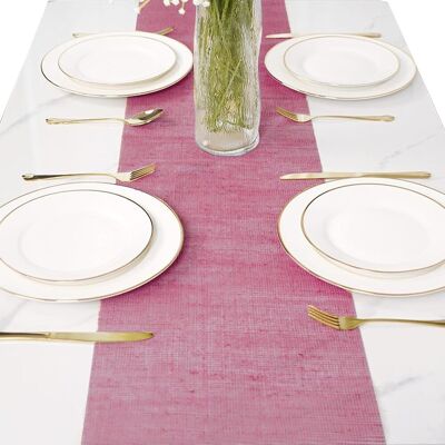 Inny producent Winwild Lniany Bieżnik na Stół Różowy 40 cm x 10 m Inny producent Winwild Lniany Bieżnik na Stół Różowy 40 cm x 10 m