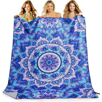 Inny producent Koc Plażowy Duży 200x145 Cm Szybkoschnący Ręcznik Z Mikrofibry Bez Piasku Inny producent Koc Plażowy Duży 200x145 Cm Szybkoschnący Ręcznik Z Mikrofibry Bez Piasku