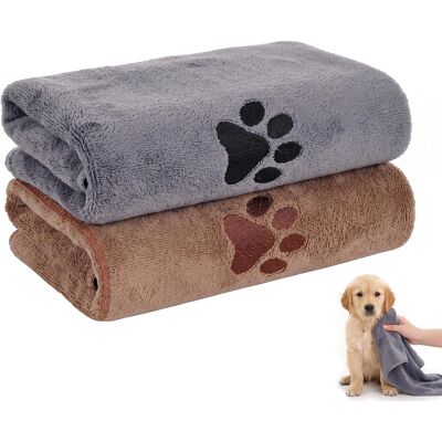 Inny producent Ręcznik 2 Ręczników Dla Psów, Bardzo Chłonne, 75 X 35 Cm, Z Mikrofibry Inny producent Ręcznik 2 Ręczników Dla Psów, Bardzo Chłonne, 75 X 35 Cm, Z Mikrofibry