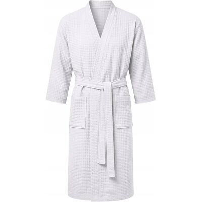 Inny producent Szlafrok Wafelkowy Unisex Uniwersalny Ręcznik Kąpielowy Lekki Domowy Spa Inny producent Szlafrok Wafelkowy Unisex Uniwersalny Ręcznik Kąpielowy Lekki Domowy Spa