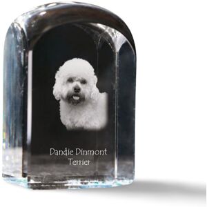 Dandie Dinmont Terrier - kryształowa kostka ze zdjęciem, zdjęcie psa w krysztale, sześcienny przycisk do papieru marki Art-Dog Dandie Dinmont Terrier - kryształowa kostka ze zdjęciem, zdjęcie psa w krysztale, sześcienny przycisk do papieru marki Art-Dog