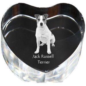 Jack Russell Terrier - zdjęcie psa w krysztale, kryształowe serce, wyjątkowa ramka ze zdjęciem marki Art-Dog Jack Russell Terrier - zdjęcie psa w krysztale, kryształowe serce, wyjątkowa ramka ze zdjęciem marki Art-Dog