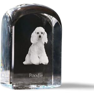 Pudel - kryształowa kostka ze zdjęciem, zdjęcie psa w krysztale, sześcienny przycisk do papieru marki Art-Dog Pudel - kryształowa kostka ze zdjęciem, zdjęcie psa w krysztale, sześcienny przycisk do papieru marki Art-Dog