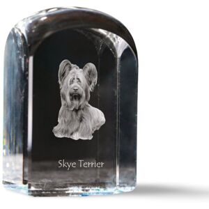 Skye Terrier - kryształowa kostka ze zdjęciem, zdjęcie psa w krysztale, sześcienny przycisk do papieru marki Art-Dog Skye Terrier - kryształowa kostka ze zdjęciem, zdjęcie psa w krysztale, sześcienny przycisk do papieru marki Art-Dog