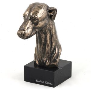 Art-Dog Whippet - Ręcznie robiona brązowa rzeźba psa - Elegancka dekoracja wnętrz Art-Dog Whippet - Ręcznie robiona brązowa rzeźba psa - Elegancka dekoracja wnętrz