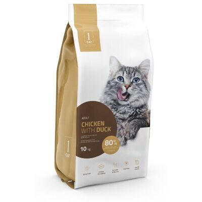 United Sucha karma dla kota, 1CAT ADULT CAT CHICKEN DUCK KURCZAK KACZKA 10KG United Sucha karma dla kota, 1CAT ADULT CAT CHICKEN DUCK KURCZAK KACZKA 10KG