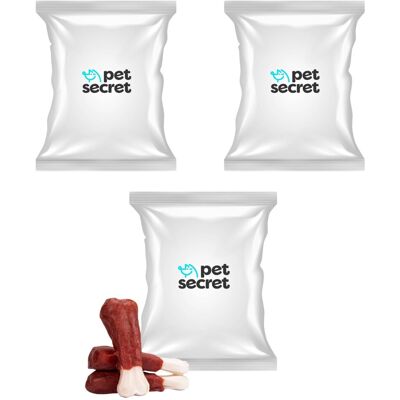 2+1 Kość prasowana biała z jagnięciną 500g, przysmak dla psa Pet Secret 2+1 Kość prasowana biała z jagnięciną 500g, przysmak dla psa Pet Secret