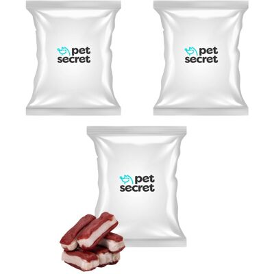 2+1 Kość prasowana oblana kaczką 500g, przysmak dla psa Pet Secret 2+1 Kość prasowana oblana kaczką 500g, przysmak dla psa Pet Secret