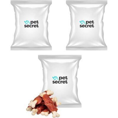 2+1 Kostki z wapniem i mięsem z królika 500g, treserki dla psa Pet Secret 2+1 Kostki z wapniem i mięsem z królika 500g, treserki dla psa Pet Secret