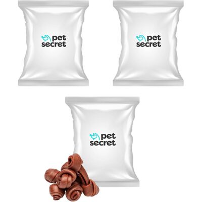2+1 Miękkie węzełki z jagnięciną 500g, przysmak dla psa Pet Secret 2+1 Miękkie węzełki z jagnięciną 500g, przysmak dla psa Pet Secret