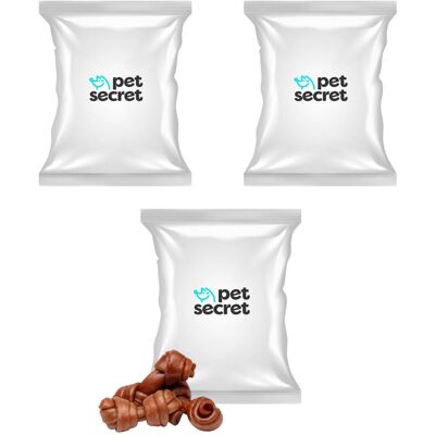 2+1 Miękkie węzełki z kaczki 500g, przysmak dla psa Pet Secret 2+1 Miękkie węzełki z kaczki 500g, przysmak dla psa Pet Secret