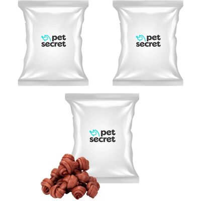 2+1 Miękkie węzełki z wołowiny 500g, przysmak dla psa Pet Secret 2+1 Miękkie węzełki z wołowiny 500g, przysmak dla psa Pet Secret