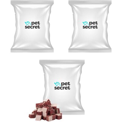 2+1 Sandwicz z kaczką i rybą 500g, przysmak dla psa Pet Secret 2+1 Sandwicz z kaczką i rybą 500g, przysmak dla psa Pet Secret