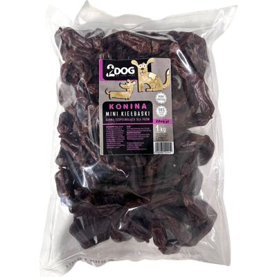 2Dog MINI Kiełbaski koń 1kg 2Dog MINI Kiełbaski koń 1kg