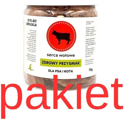 3 X 70G Liofilizowane Serca Wołowe Dla Psa I Kota Fe Se Zn P Kolagen Na Stawy Zdrowy Przysmak 3 X 70G Liofilizowane Serca Wołowe Dla Psa I Kota Fe Se Zn P Kolagen Na Stawy Zdrowy Przysmak