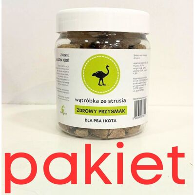 3 X Liofilizowana Wątróbka Strusia 110G Dla Psa I Kota Alergia Pokarmowa Kwas Foliowy Zdrowy Przysmak 3 X Liofilizowana Wątróbka Strusia 110G Dla Psa I Kota Alergia Pokarmowa Kwas Foliowy Zdrowy Przysmak