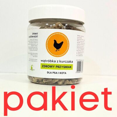 3 X Liofilizowana Wątróbka Z Kurczaka 70G Dla Psa I Kota Witamina B Żelazo Zdrowy Przysmak 3 X Liofilizowana Wątróbka Z Kurczaka 70G Dla Psa I Kota Witamina B Żelazo Zdrowy Przysmak