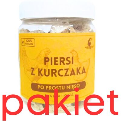 3X Liofilizowane Piersi Z Kurczaka 80G Dla Psa I Kota Niskokaloryczny Minerały Witaminy Zdrowy Przysmak 3X Liofilizowane Piersi Z Kurczaka 80G Dla Psa I Kota Niskokaloryczny Minerały Witaminy Zdrowy Przysmak