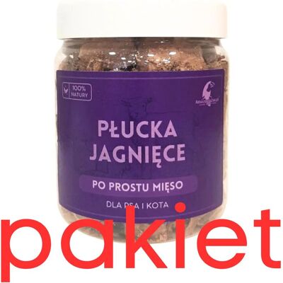 3X Liofilizowane Płuca Jagnięce 50G Dla Psa I Kota Wrażliwy Przewód Pokarmowy Alergia Zdrowy Przysmak 3X Liofilizowane Płuca Jagnięce 50G Dla Psa I Kota Wrażliwy Przewód Pokarmowy Alergia Zdrowy Przysmak
