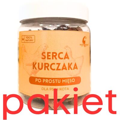 3X Liofilizowane Serca Kurczaka 60G Dla Psa I Kota Fe Mg Ca Witamina B2 Zdrowy Przysmak 3X Liofilizowane Serca Kurczaka 60G Dla Psa I Kota Fe Mg Ca Witamina B2 Zdrowy Przysmak