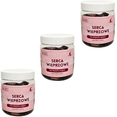 Zdrowy Przysmak 3X70G LIOFILIZOWANE SERCA WIEPRZOWE Zdrowy Przysmak 3X70G LIOFILIZOWANE SERCA WIEPRZOWE