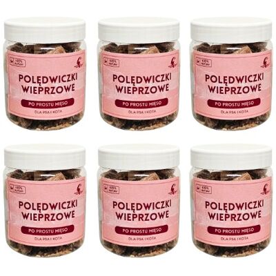 Zdrowy Przysmak 6x 80g Liofilizowane Polędwiczki Wieprzowe Zdrowy Przysmak 6x 80g Liofilizowane Polędwiczki Wieprzowe